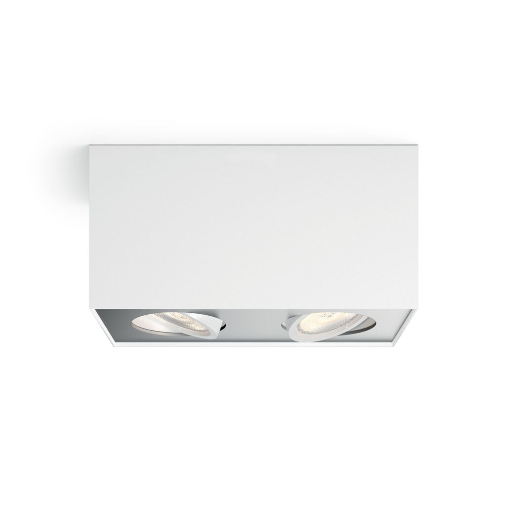 

Philips myLiving Spot Box с эффектом затемнения Warmglow, 2 лампы, белые, белый