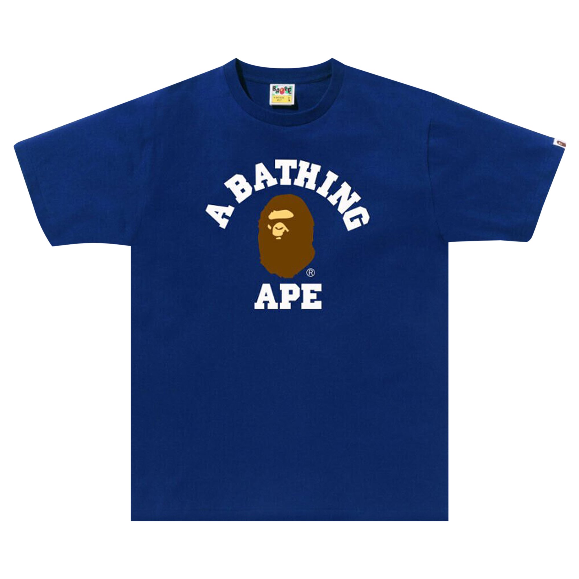 

Футболка колледжа BAPE, синяя