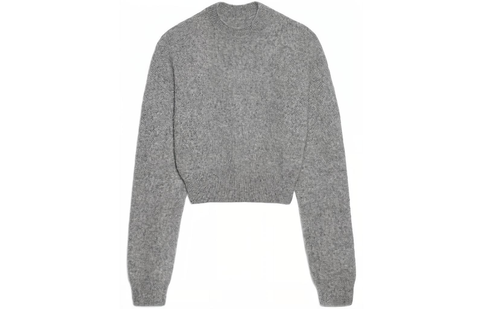 

Вязаный джемпер с логотипом Jacquemus, серый/серый