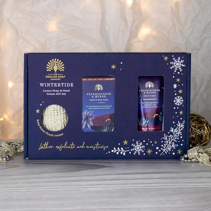 Роскошное мыло и крем для рук Wintertide Frankincense & Myrrh The English Soap Company — фото 2