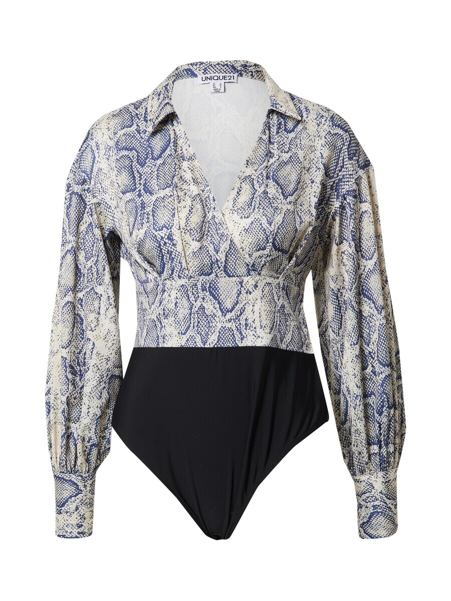

Блузка Unique21 Blouse Bodysuit, цвет blue/black