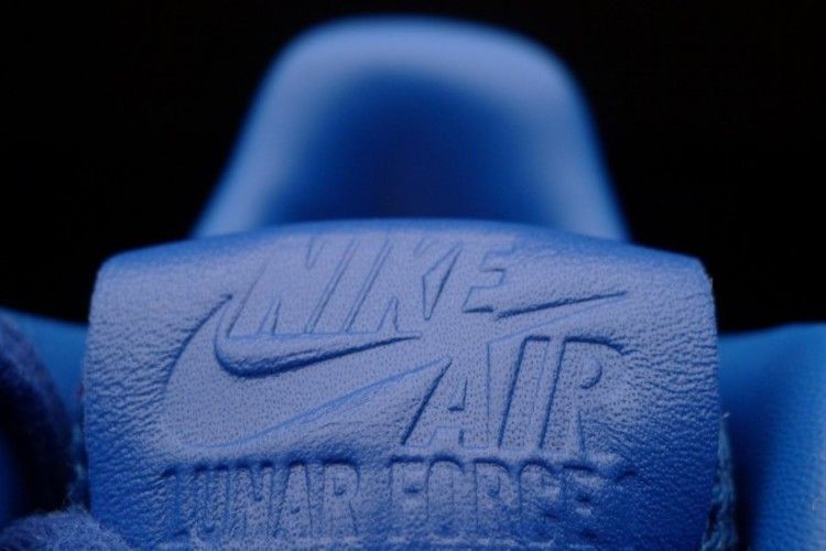 Кроссовки Nike Lunar Force 1 Fuse NRG, синий — фото 4