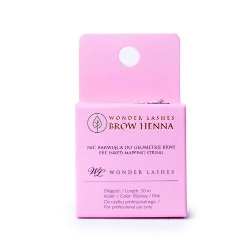 

Нить для окрашивания хной Wonder Lashes Brow Henna - розовая Wonderlashes