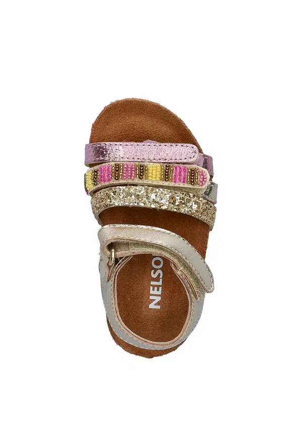 Сандалии для девочек Nelson Kids, модель baby shoes, мультиколор — фото 3