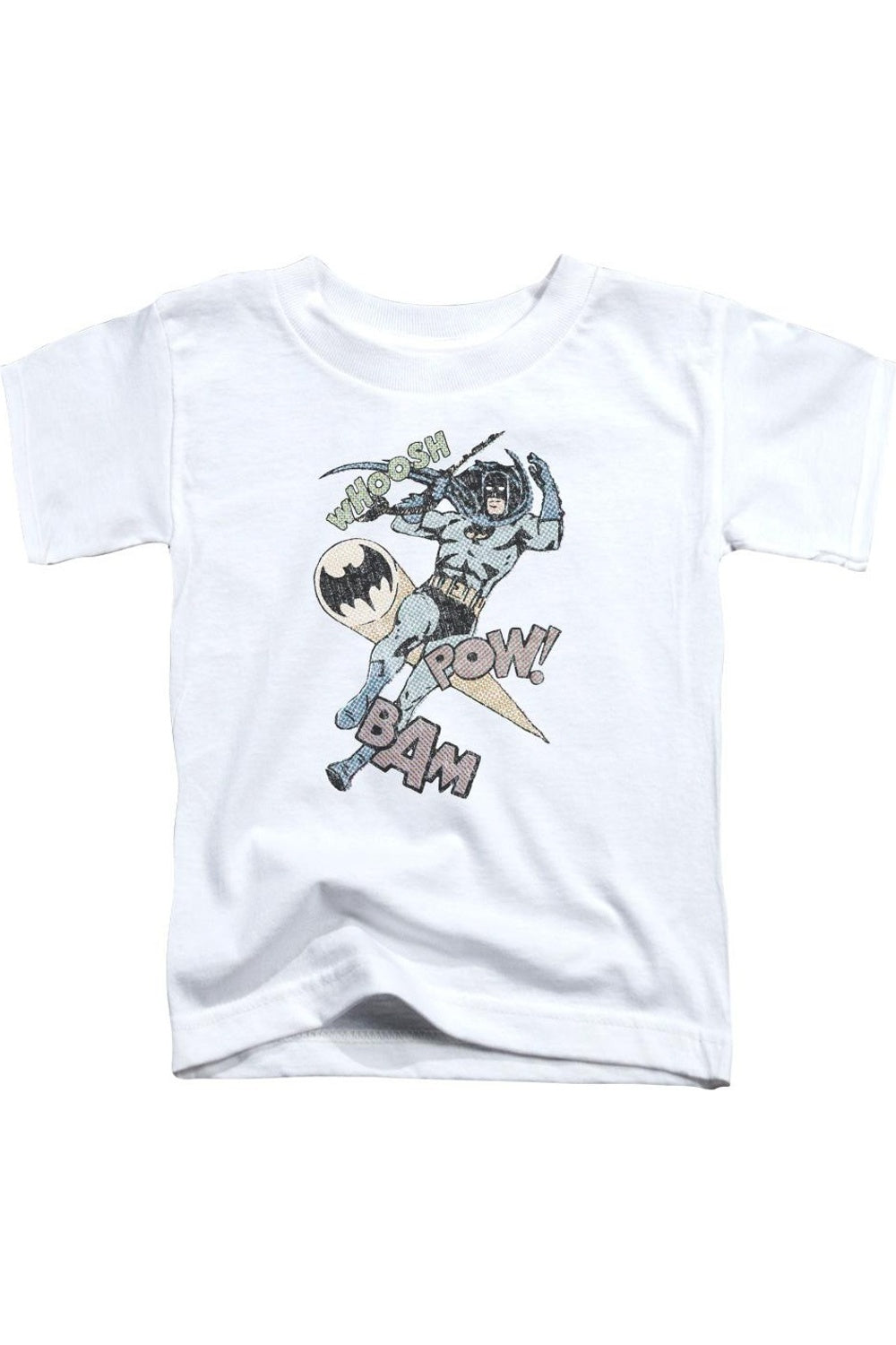 

Футболка детская Batman с принтом в стиле полутонов и короткими рукавами Gildan, белый