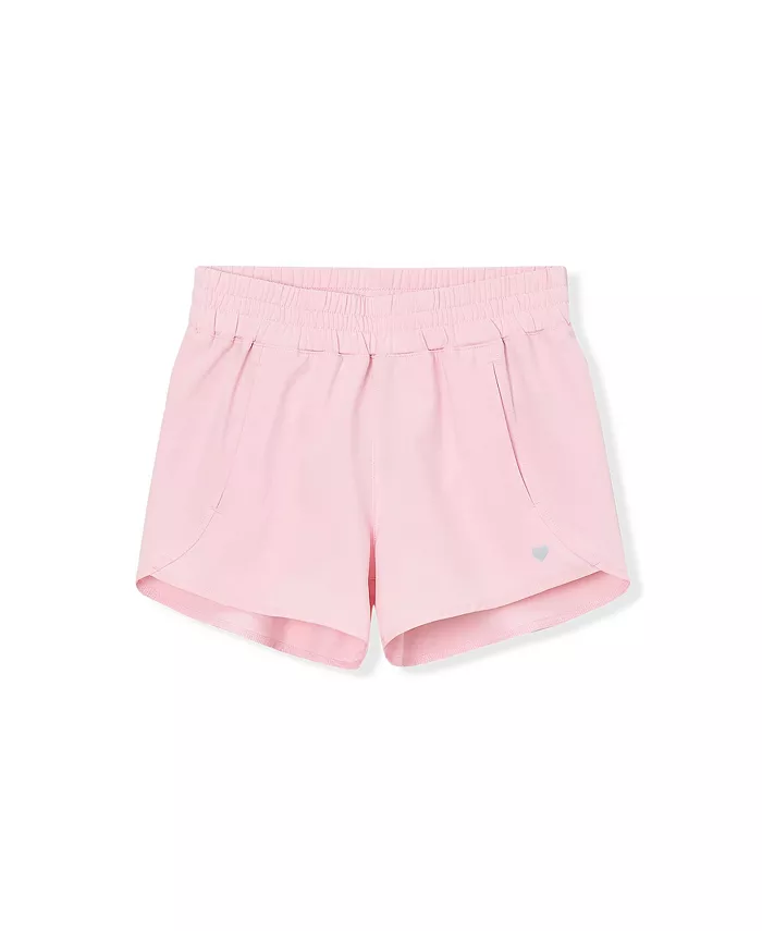 

Шорты активные Big Girls Plus Stretch Woven с эластичной тканью Lands' End, розовый