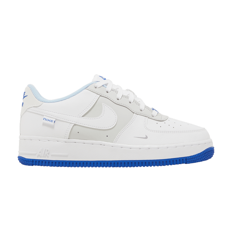 

Кроссовки Nike Air Force 1 LV8 GS 'Just Stitch It - Hyper Royal', белый