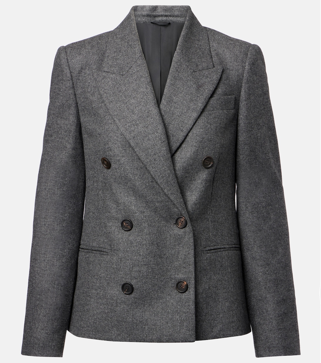 

Блейзер из шерсти и кашемира Brunello Cucinelli, Grigio Medio