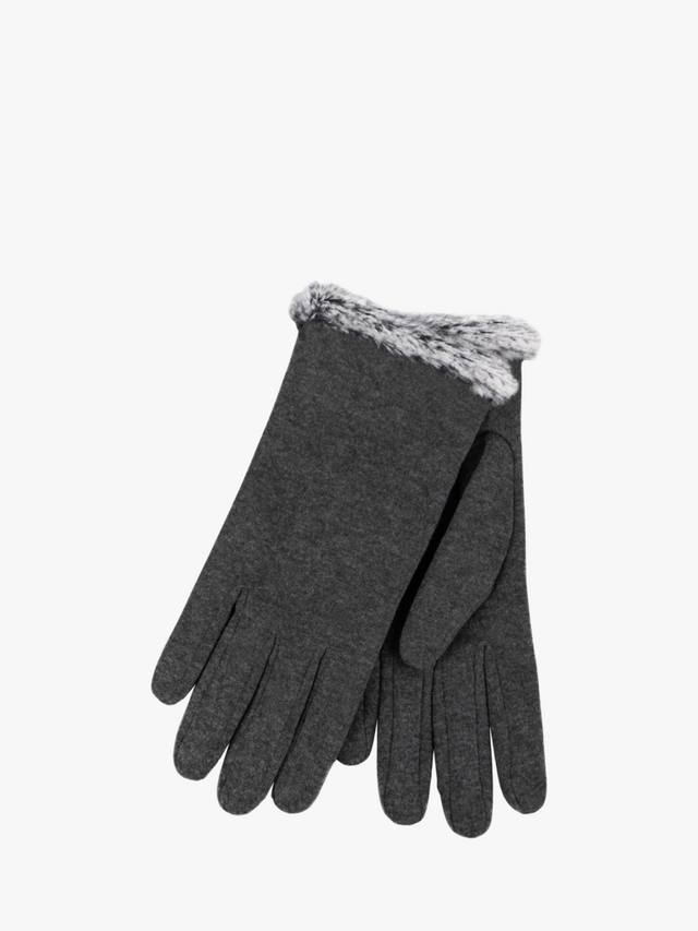 

Isotoner женские термоперчатки SmarTouch с меховыми манжетами totes, Grey