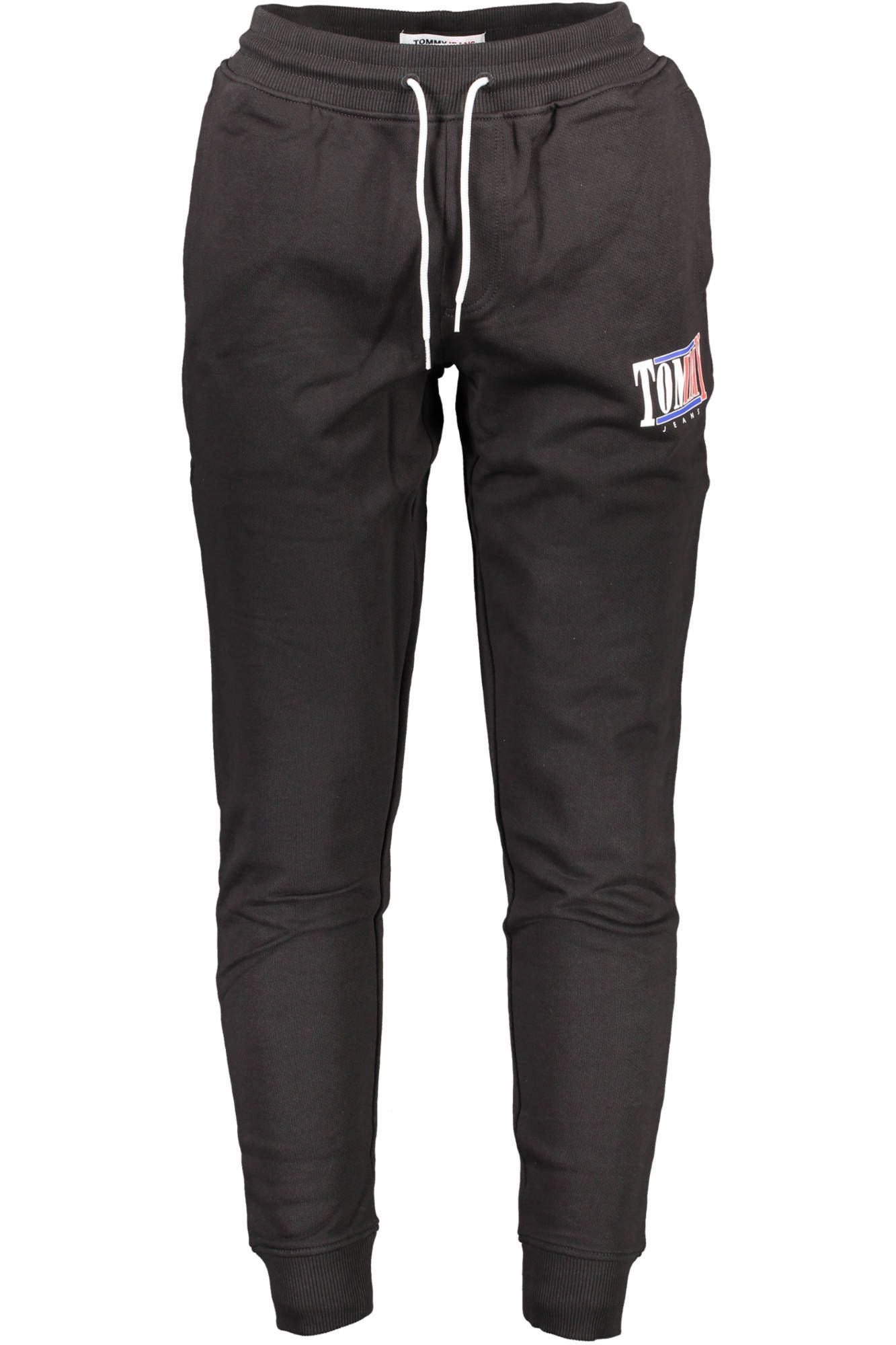 

Черные хлопковые мужские спортивные брюки Tommy Hilfiger