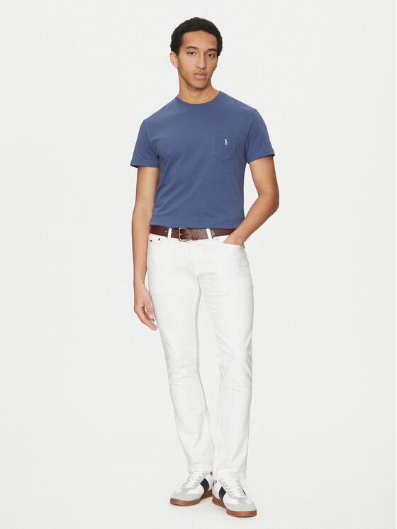 Футболка классического кроя 710704248257 Polo Ralph Lauren, синий — фото 2