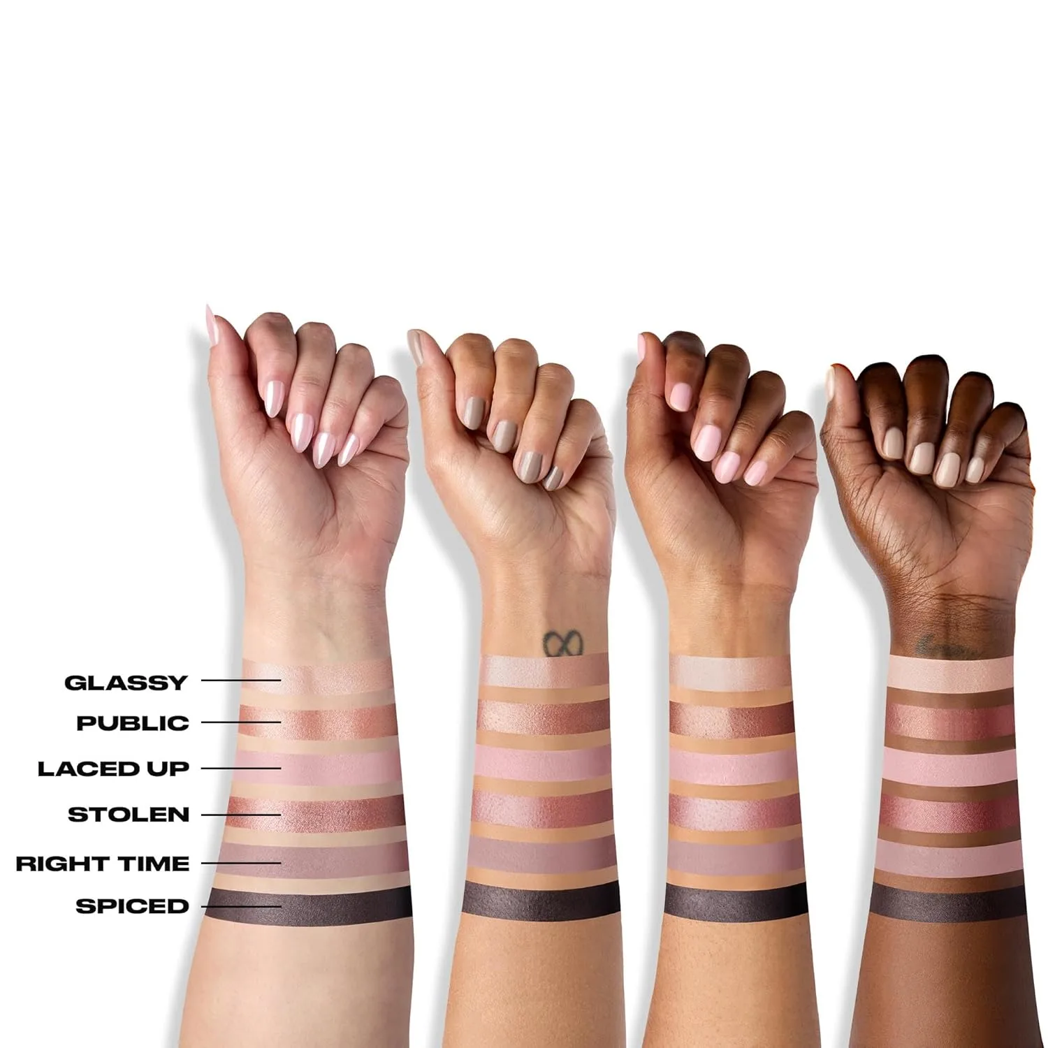 URBAN DECAY Naked 3 Mini Eyeshadow Palette - 6 нежно-розовых теней, матовые и шиммерные, стойкость до 12 часов, розово-нейтральные оттенки, дорожная палетка с зеркалом, Naked3 Mini — фото 4