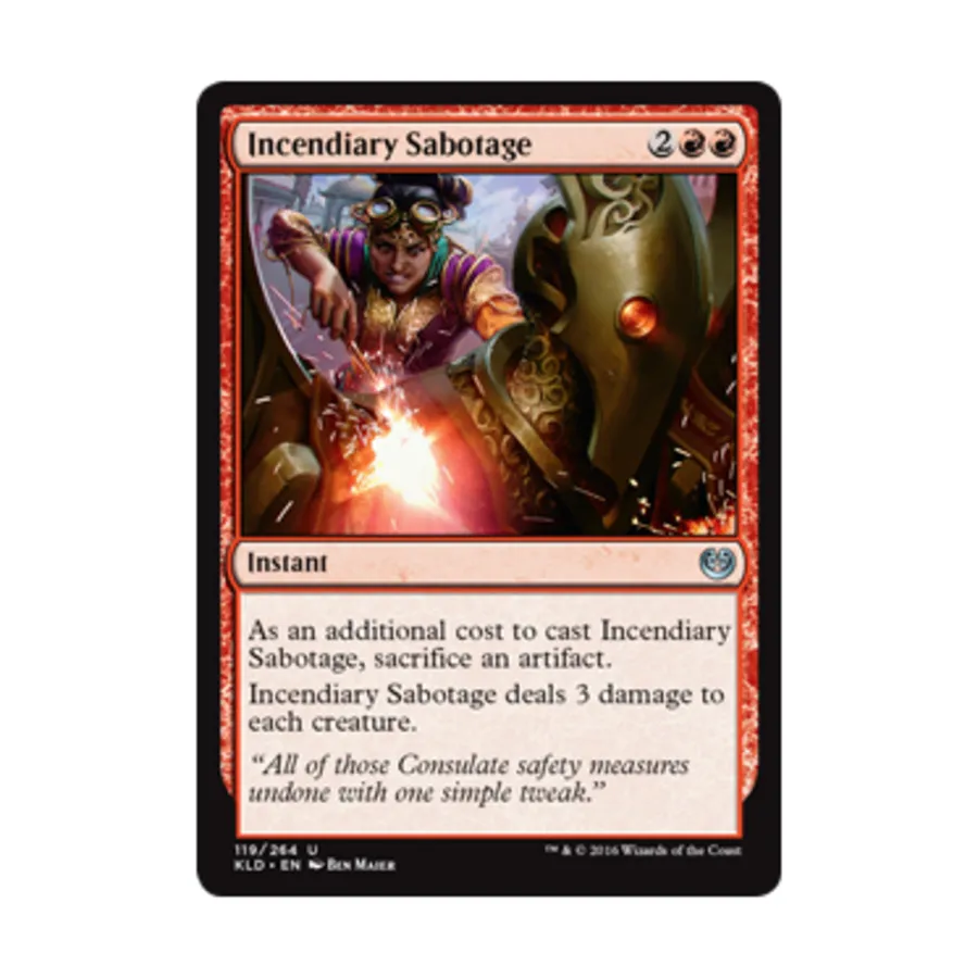 

CCG Зажигательная диверсия (U), MTG - Kaladesh