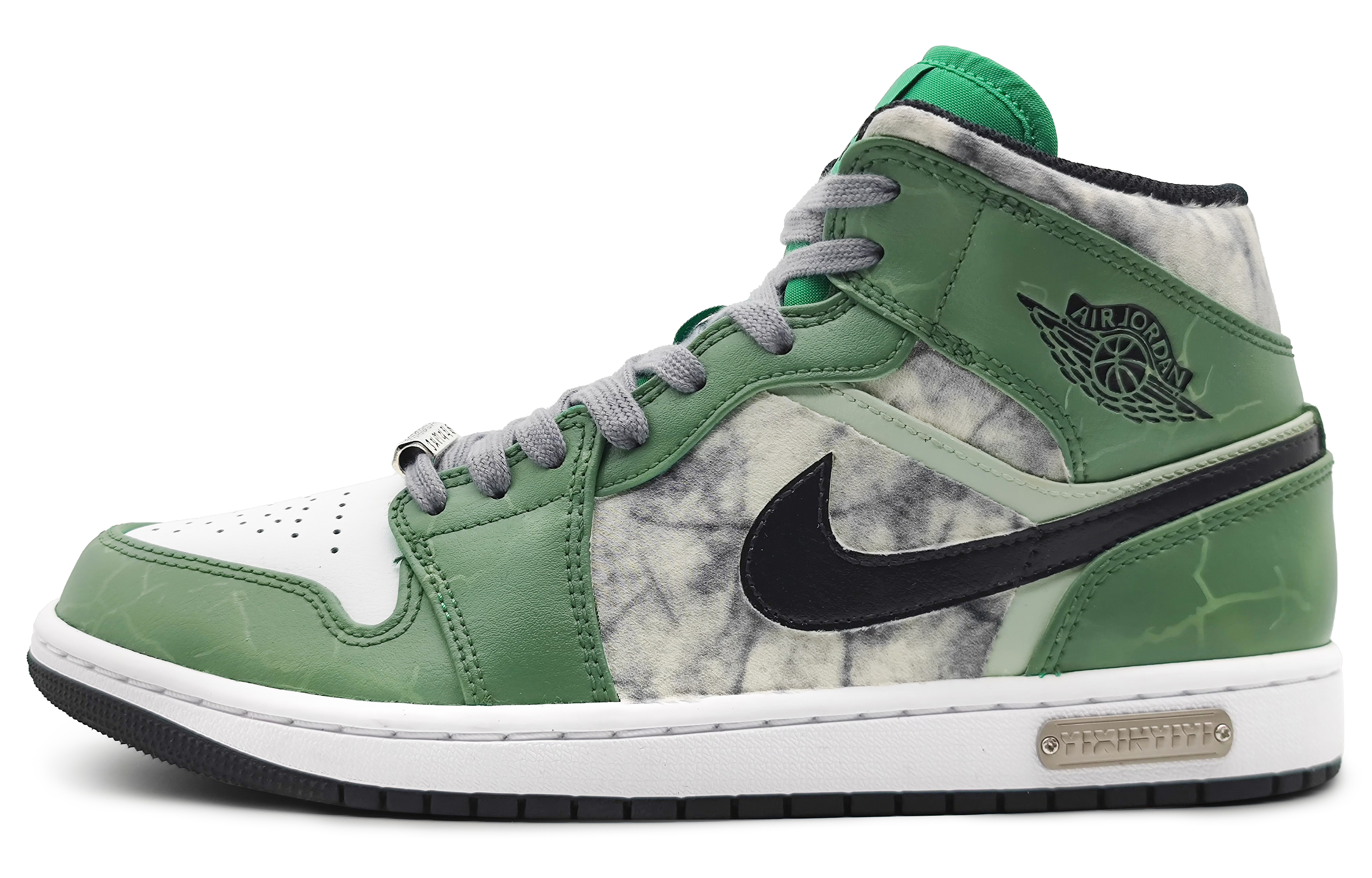 

Кроссовки Air Jordan 1 Vintage Basketball Shoes Men Mid-Top Green