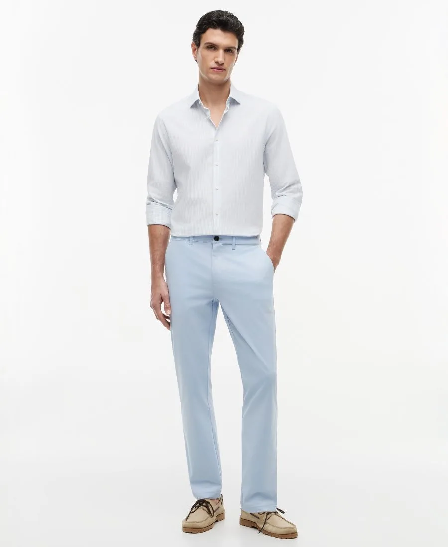 Мужские брюки-чиносы Bleeker Flex Stretch Slim-Fit Tommy Hilfiger, breezy синий — фото 2