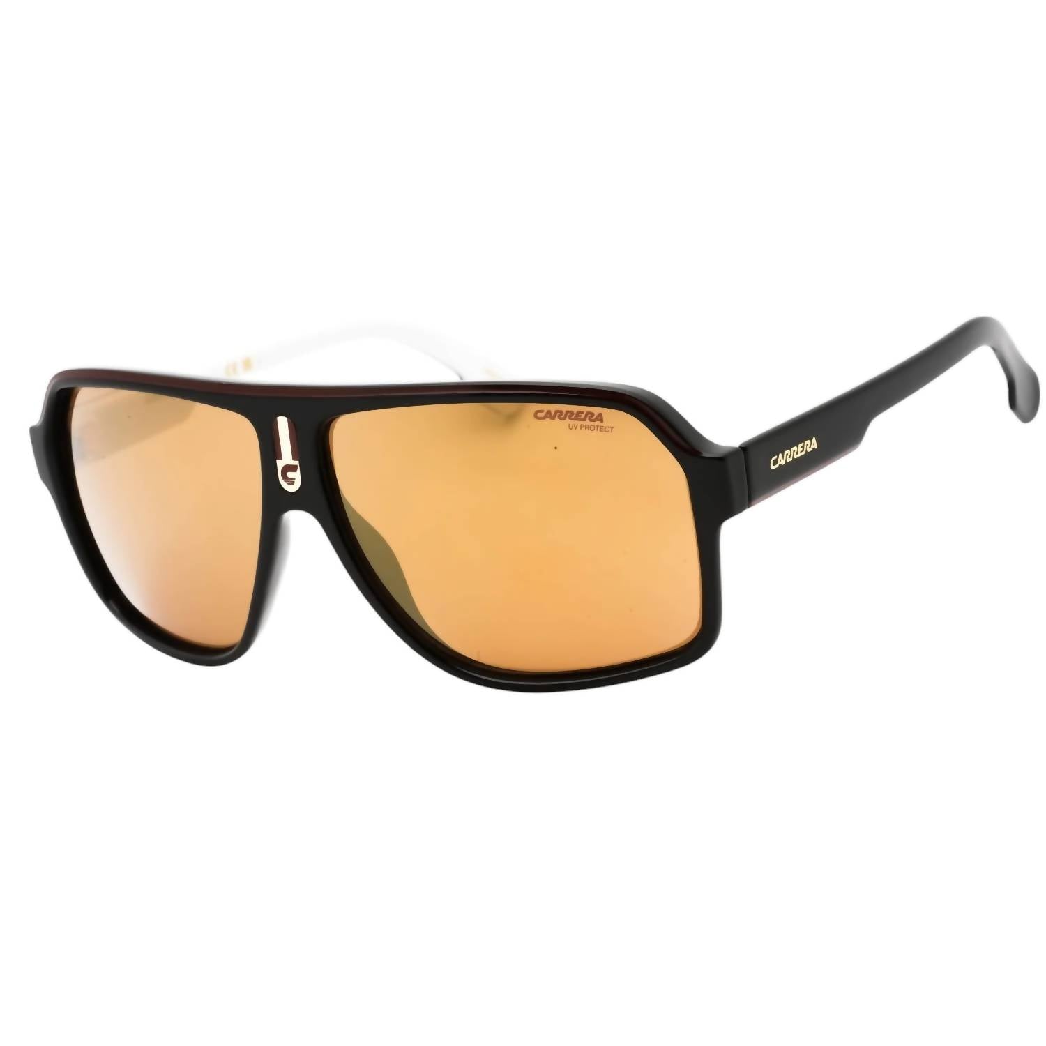 

Мужские солнцезащитные очки 1001/s в черном красном цвете / линзы K1 Brown Gold Sp Carrera