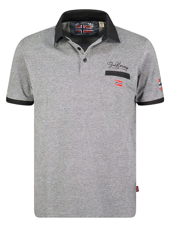 

Рубашка-поло Geographical Norway, серый