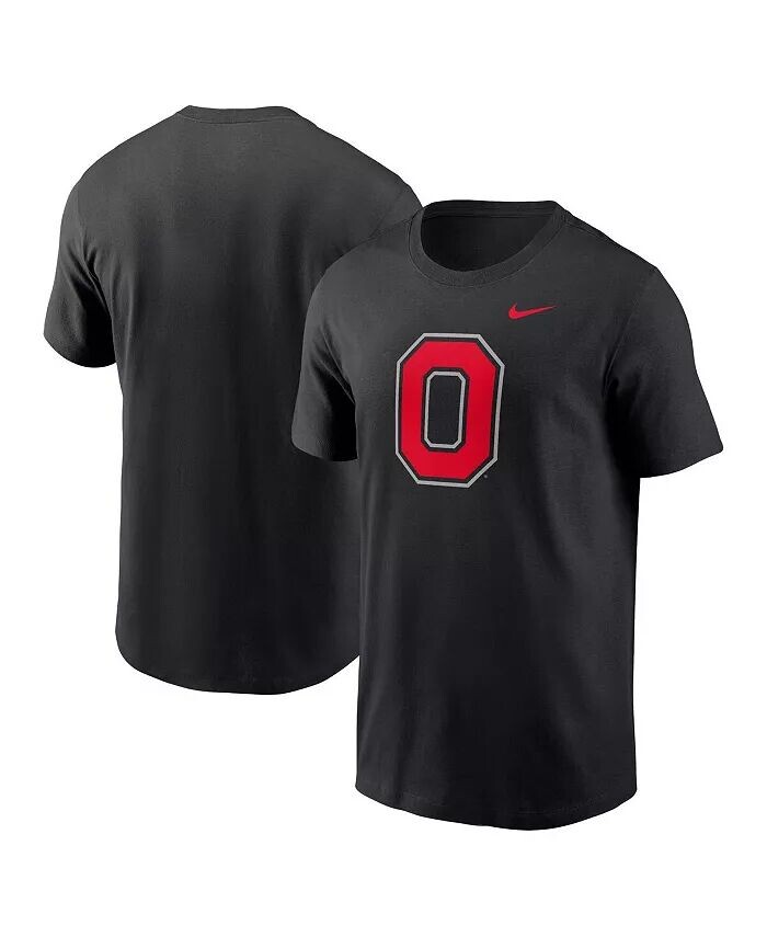 

Мужская черная футболка с альтернативным логотипом Ohio State Buckeyes Primetime Evergreen Nike, черный
