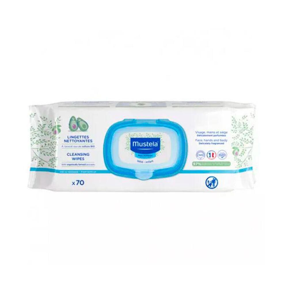 

Влажные салфетки Mustela Toallitas Limpiadoras, 3x70 штук