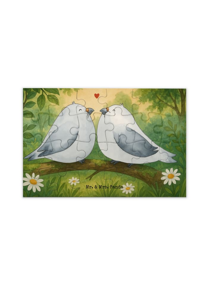 

Mr. & Mrs. Panda Головоломка "Горлицы любят дизайн", не говоря ни слова, белым цветом