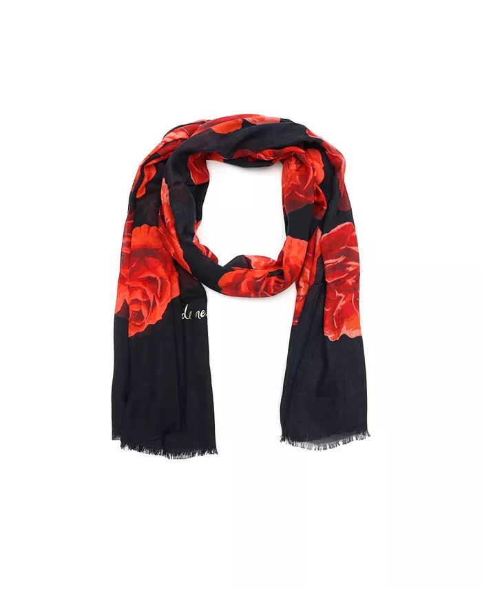 

Женский шарф Charming Rose Oblong kate spade new york, синий