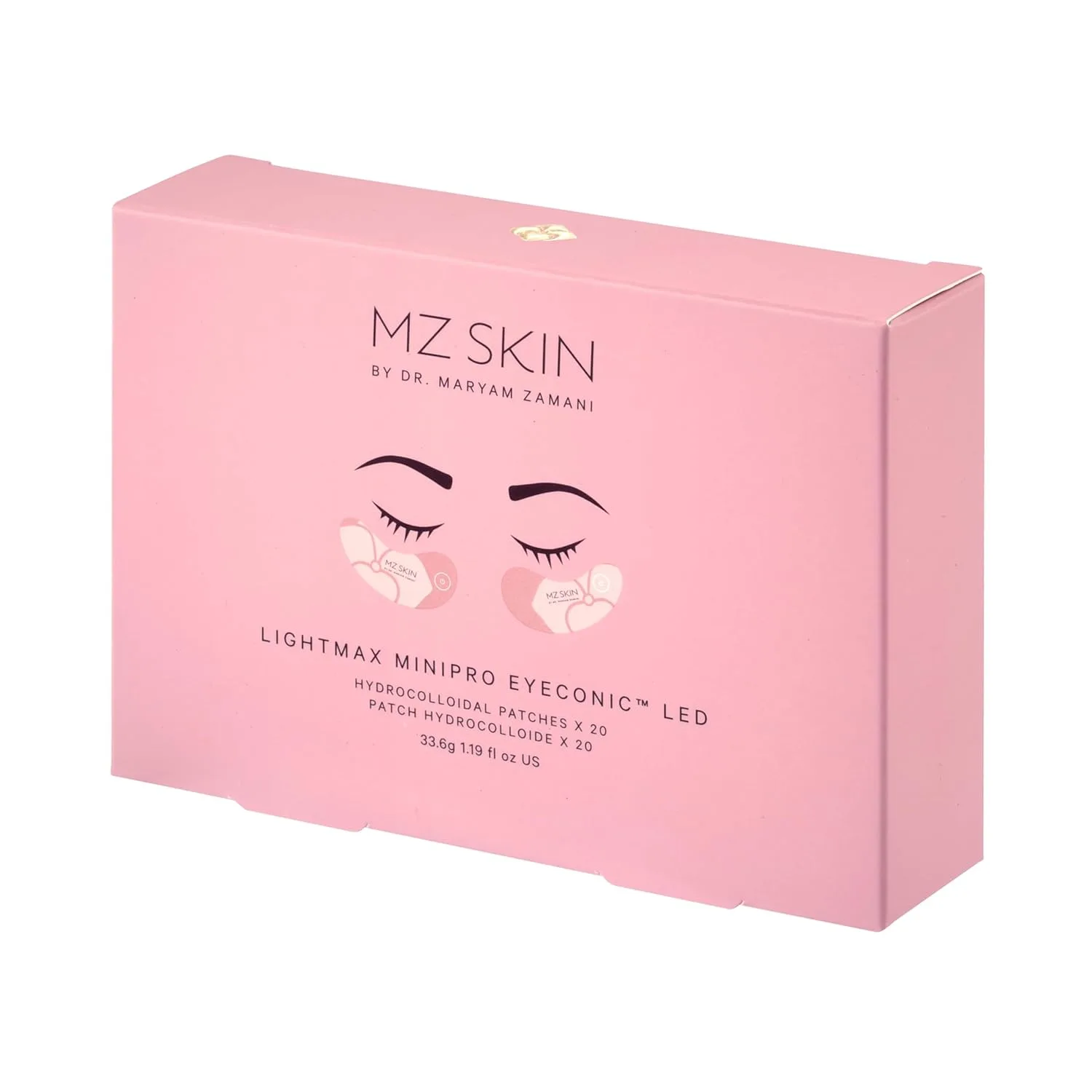 MZ Skin Lightmax Minipro Hydracolloidal патчи для глаз и Eyeconic LED патчи - коллаген-бустинг уход от отеков, морщин и темных кругов Mz Skin By Maryam Zamani Md — фото 4