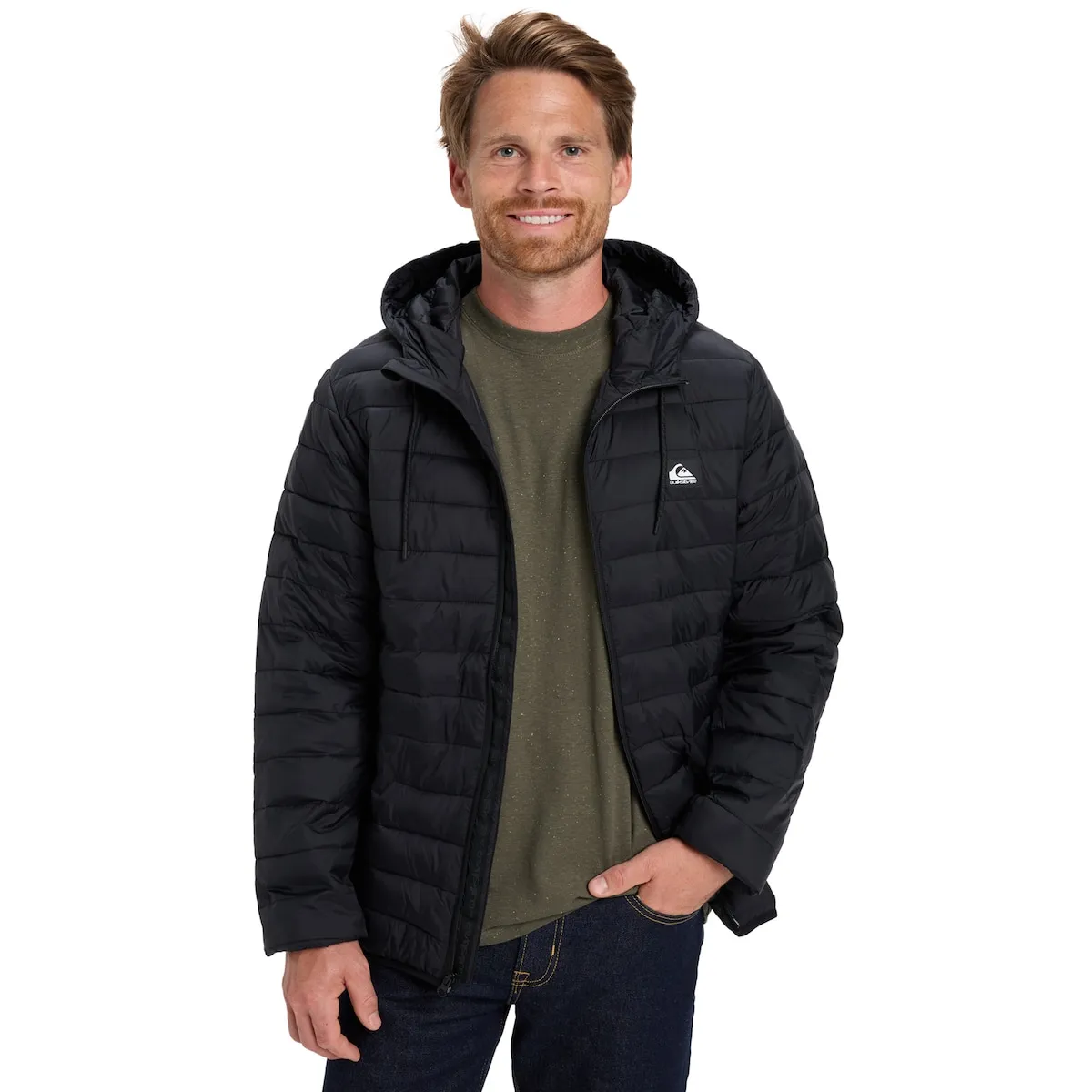 

Мужская куртка Scaly Hood Quiksilver, черный