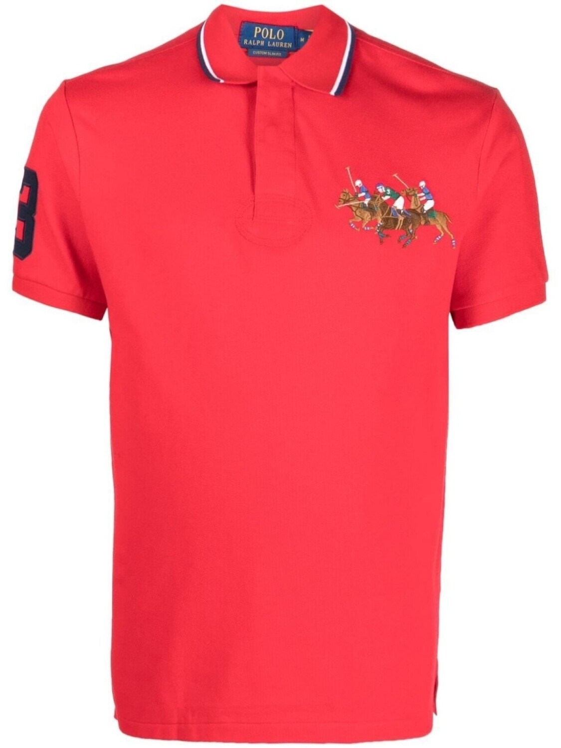 

Polo Ralph Lauren рубашка поло Triple-Pony, красный