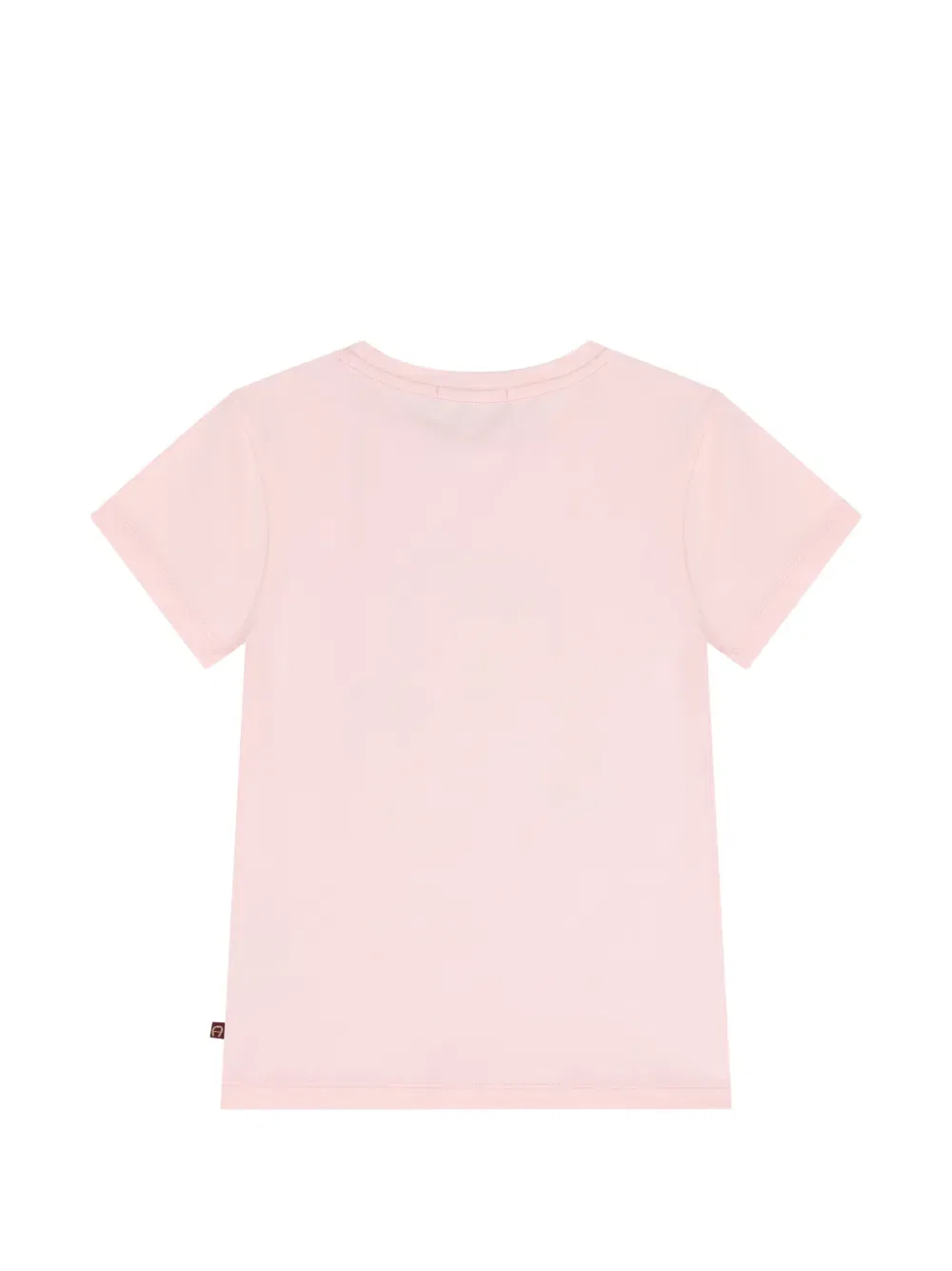 Футболка с принтом бабочек Aigner Kids, розовый — фото 2