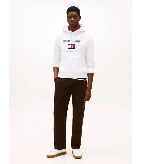 Толстовка Flex regular fit Tommy Hilfiger, белый — фото 2