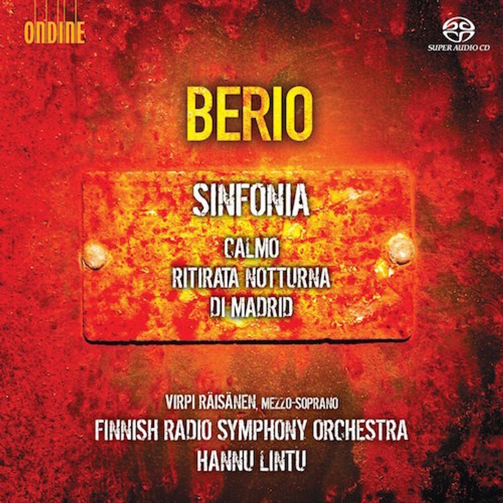 

Диск CD Berio: Sinfonia Calmo & Ritirata Notturna Di Madrid [SACD] - Luciano Berio