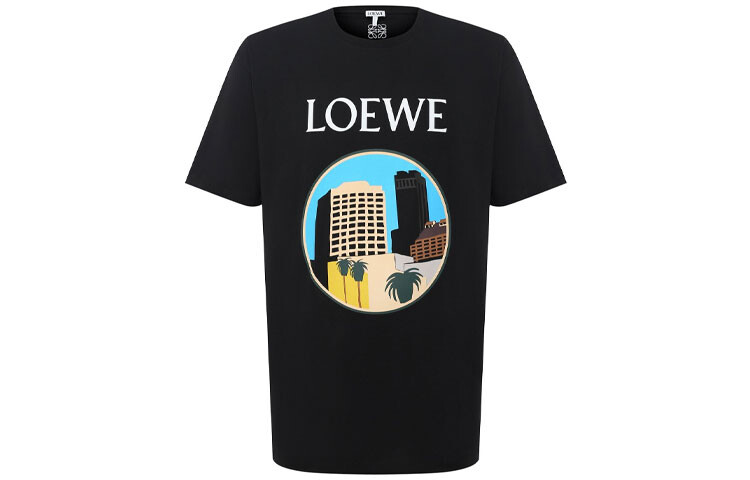 

Футболка мужская черная Loewe, черный