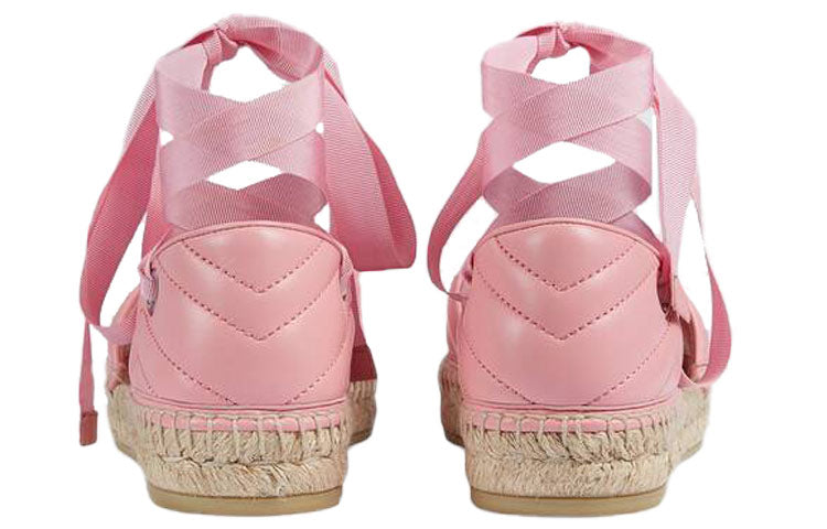 Сандалии (WMNS) Gucci Sandals Pink — фото 4