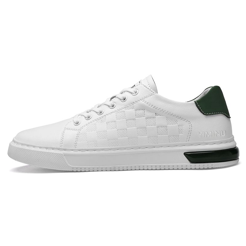 

Eminu Мужские низкие скейтерские кеды белые, цвет White