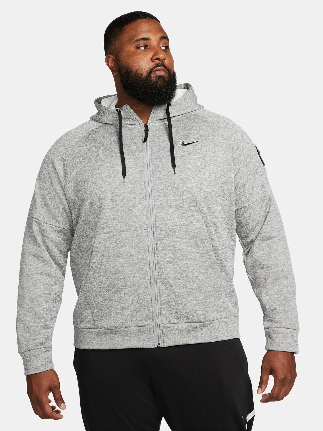 

Толстовка Nike M NK TF HD FZ, серый