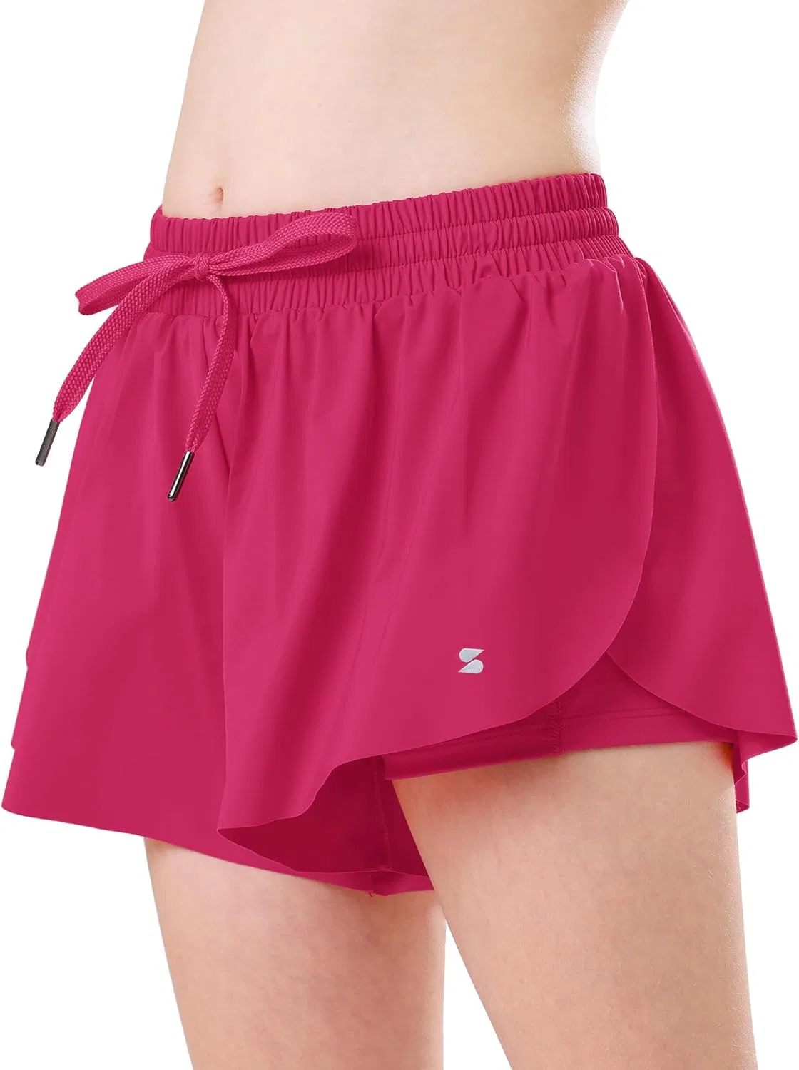 Шорты для девочек Stelle Athletic Running Skirt, Raspberry — фото 2