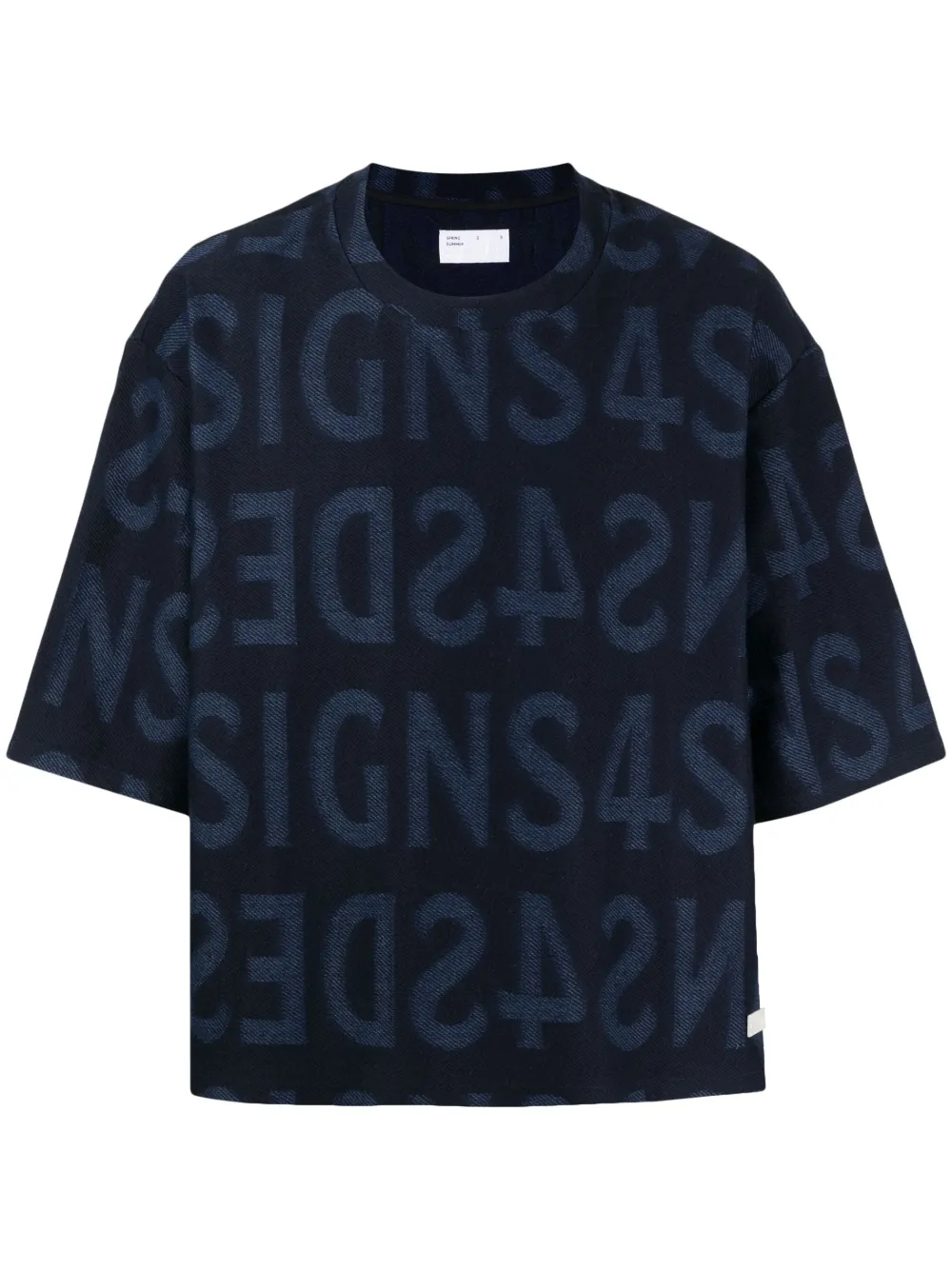 

Футболка с логотипом 4SDESIGNS, синий