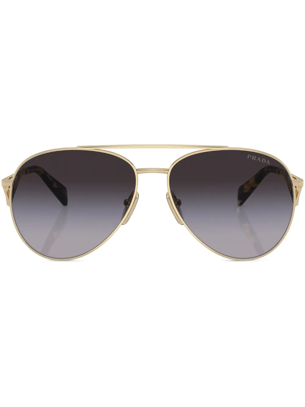 

Солнцезащитные очки-пилоты Prada Eyewear, золотой