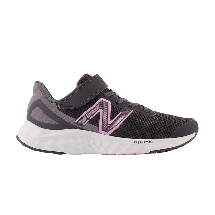 

Кроссовки New Balance Fresh Foam Arishi v4 Bungee Lace Top Strap Little Kid Wide, серый