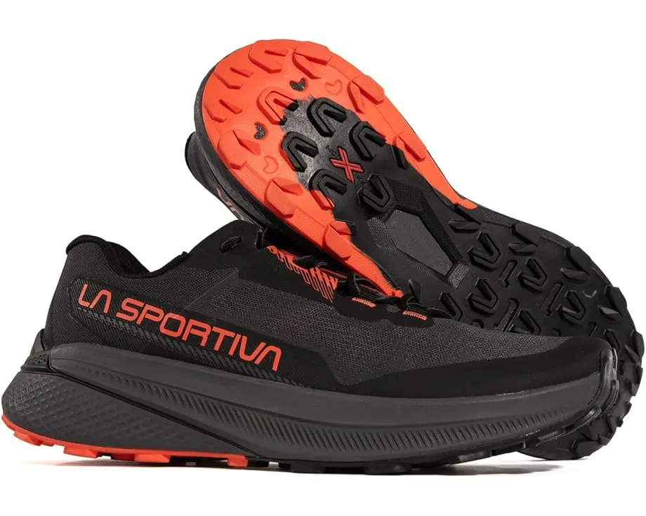 Кроссовки La Sportiva Prodigio, Carbon/Cherry Tomato — фото 2