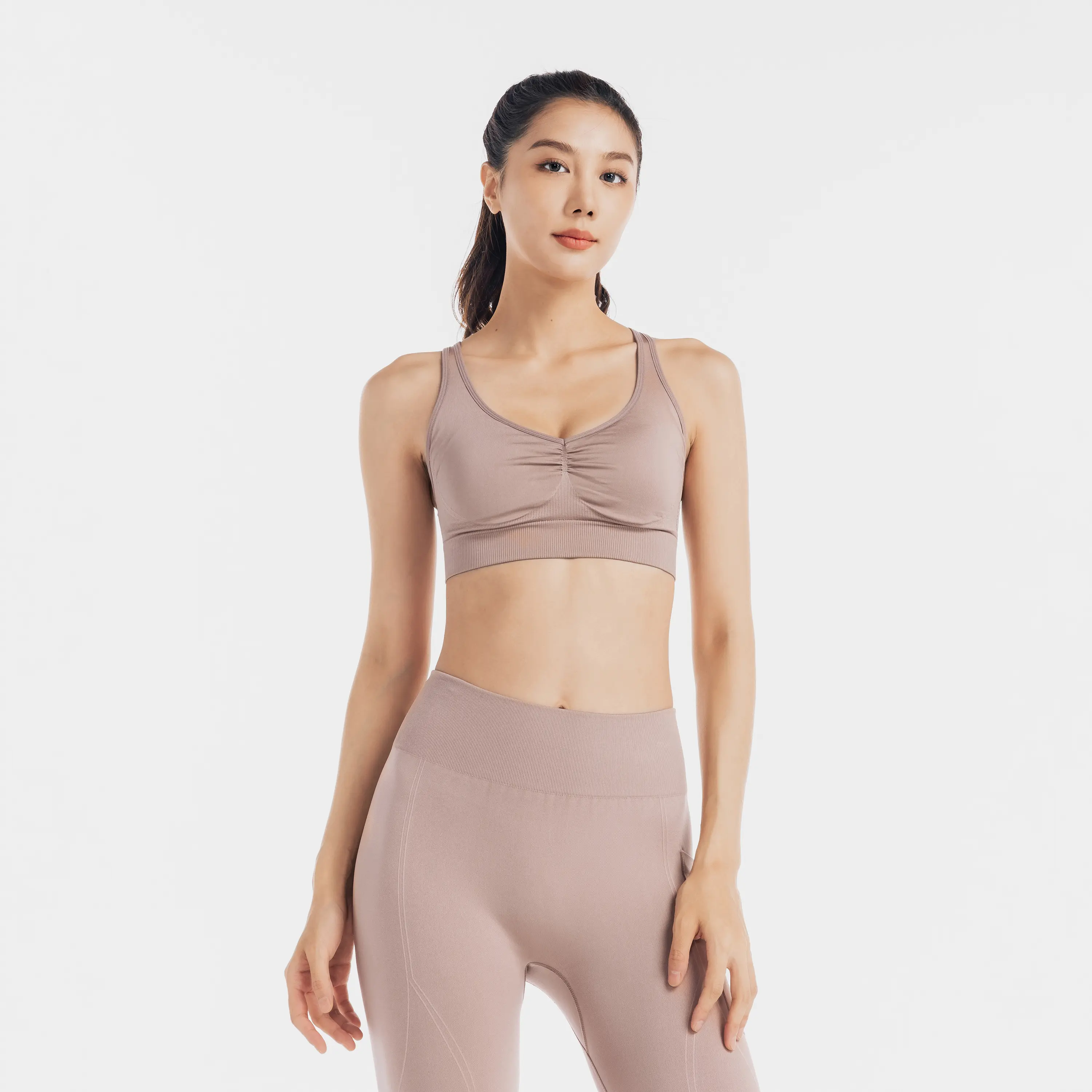 

Женский спортивный топ Decathlon для низкой интенсивности бесшовной серии