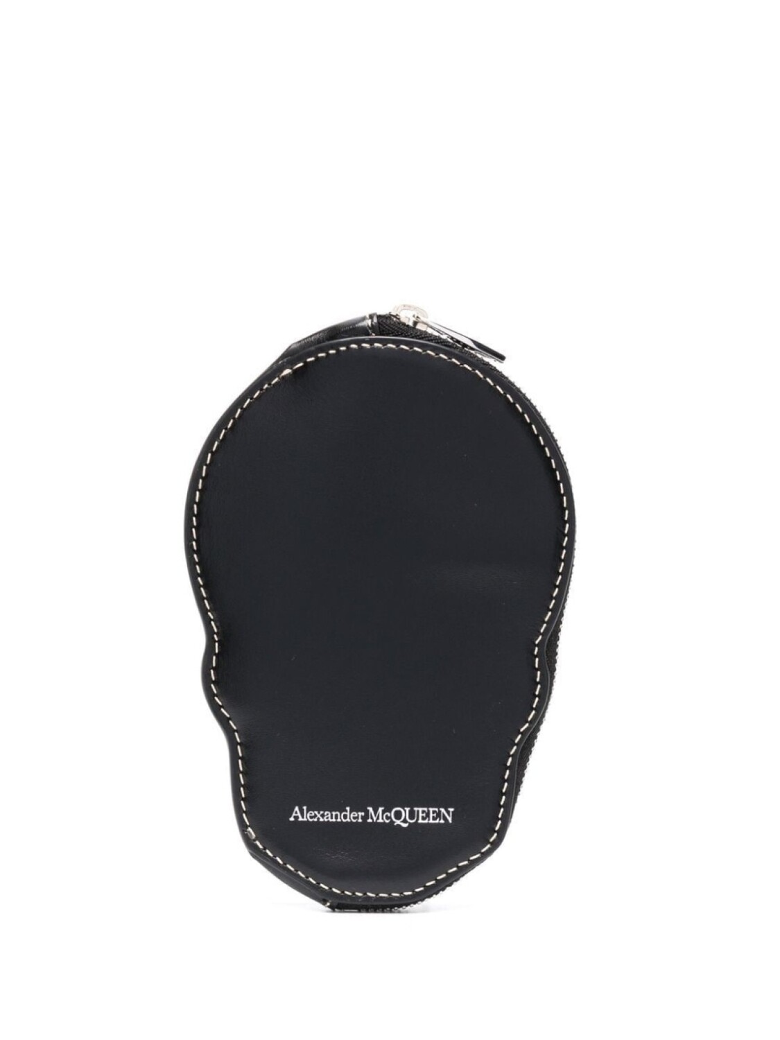 

Alexander McQueen маленький кошелек Skull с круговой молнией, черный