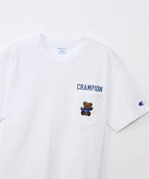 Детская футболка Champion SHORT SLEEVE POCKET T-SHIRT — фото 3