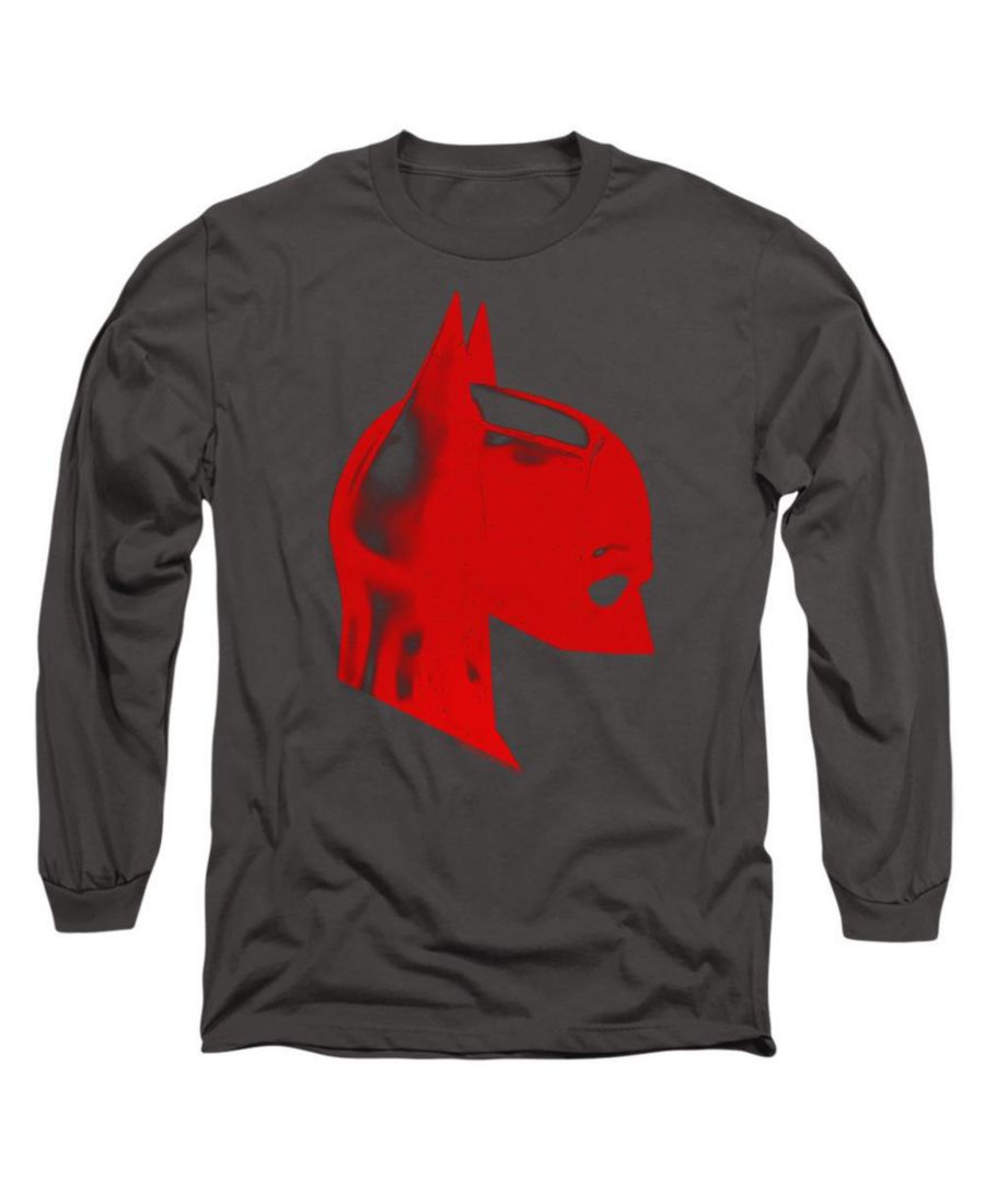 

Мужская футболка с длинным рукавом и изображением маски для лица Batman, Charcoal, Черный, Мужская футболка с длинным рукавом и изображением маски для лица Batman, Charcoal