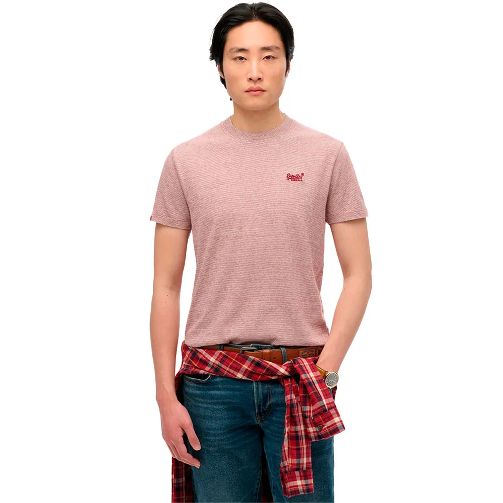 

Футболка с коротким рукавом Superdry Vintage Logo Embroidered, розовый