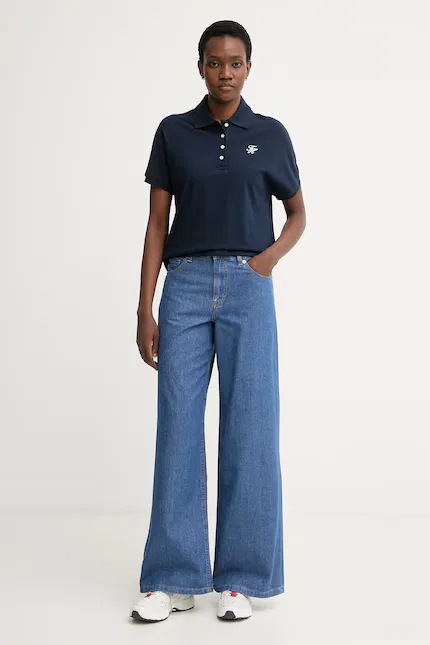 Поло синий, Tommy Hilfiger — фото 2