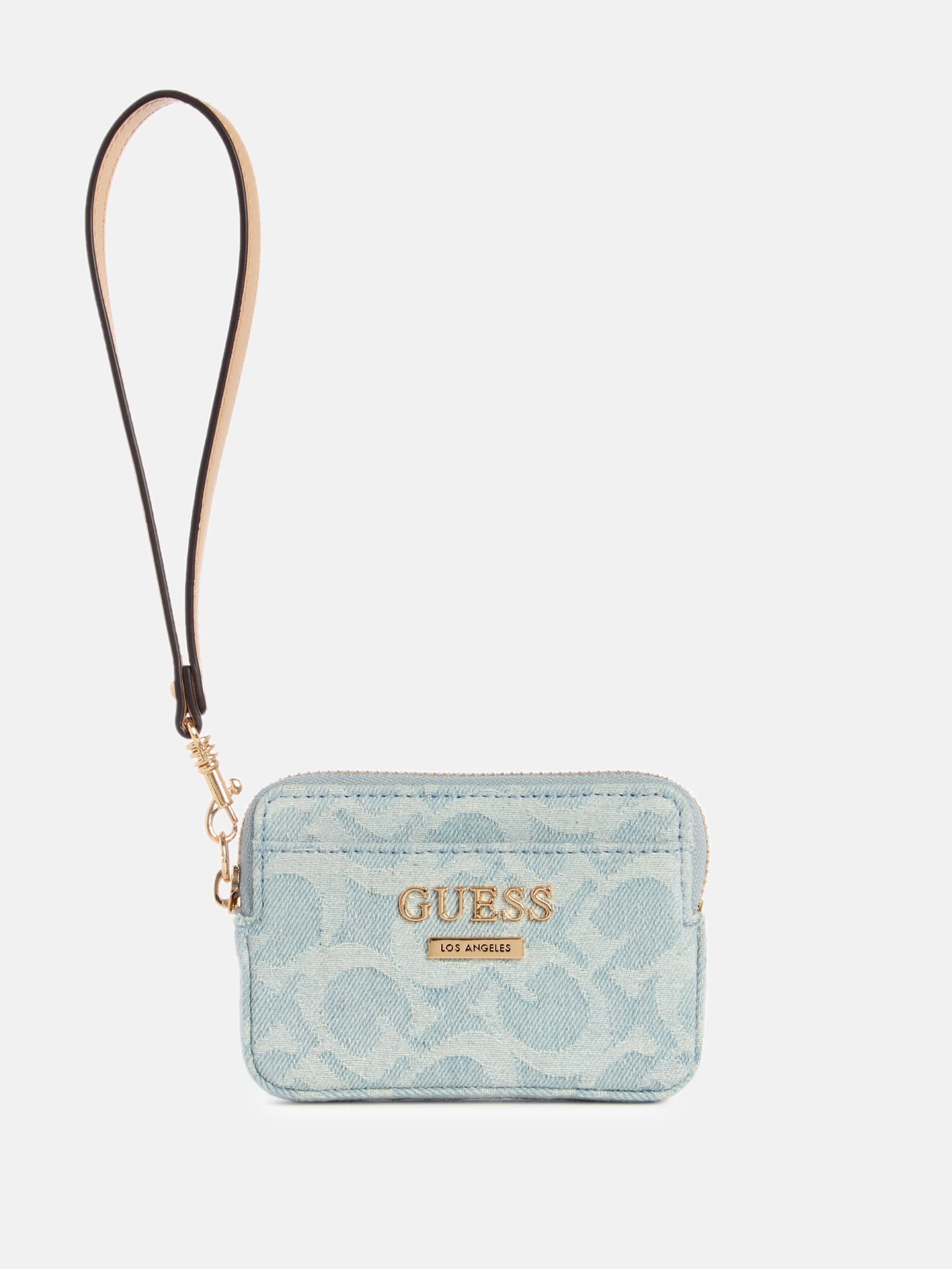 

Чехол для карт Beryln Denim с запястьем Guess Factory, цвет denim logo