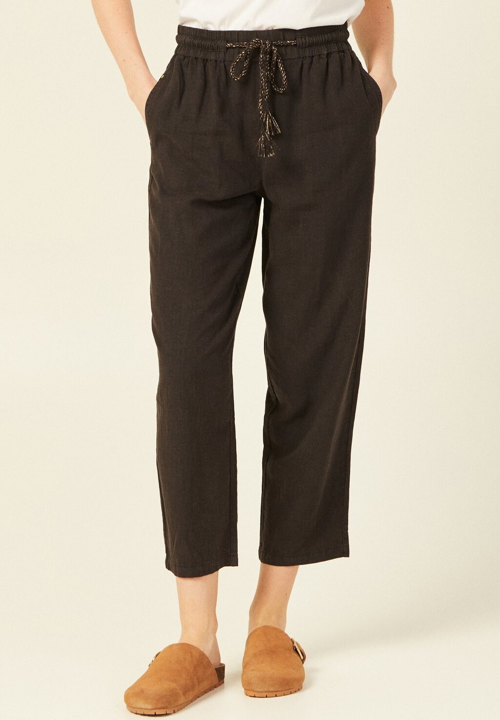 

Брюки GERADE GESCHNITTENE MIT SCHLITTEN BONOBO Jeans, черный