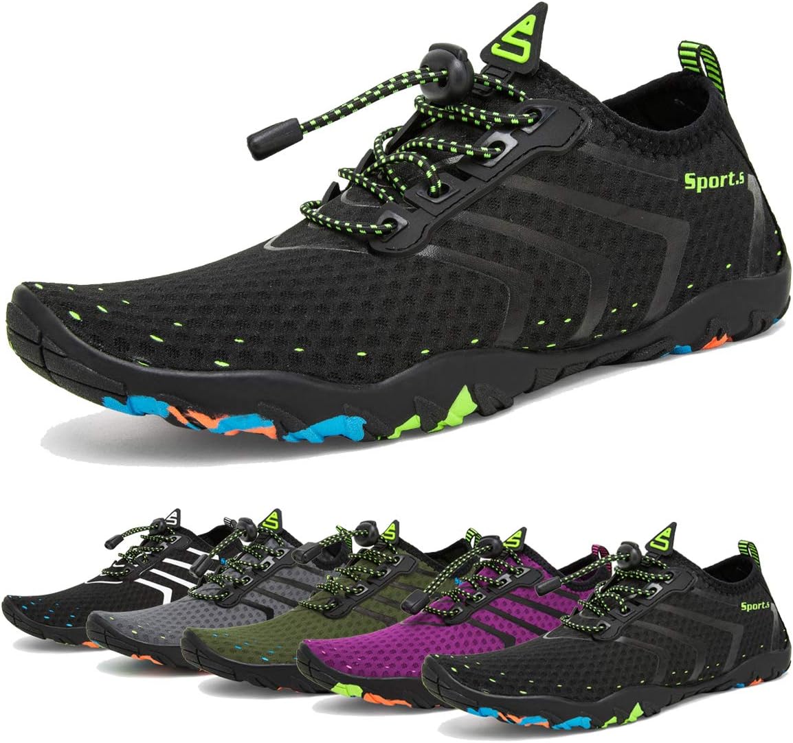 

Водные тапочки WateLves для мужчин и женщин, пляжные и для плавания, быстро сохнущие, акваноски, обувь для бассейна, серфинга, йоги и водной аэробики, черный