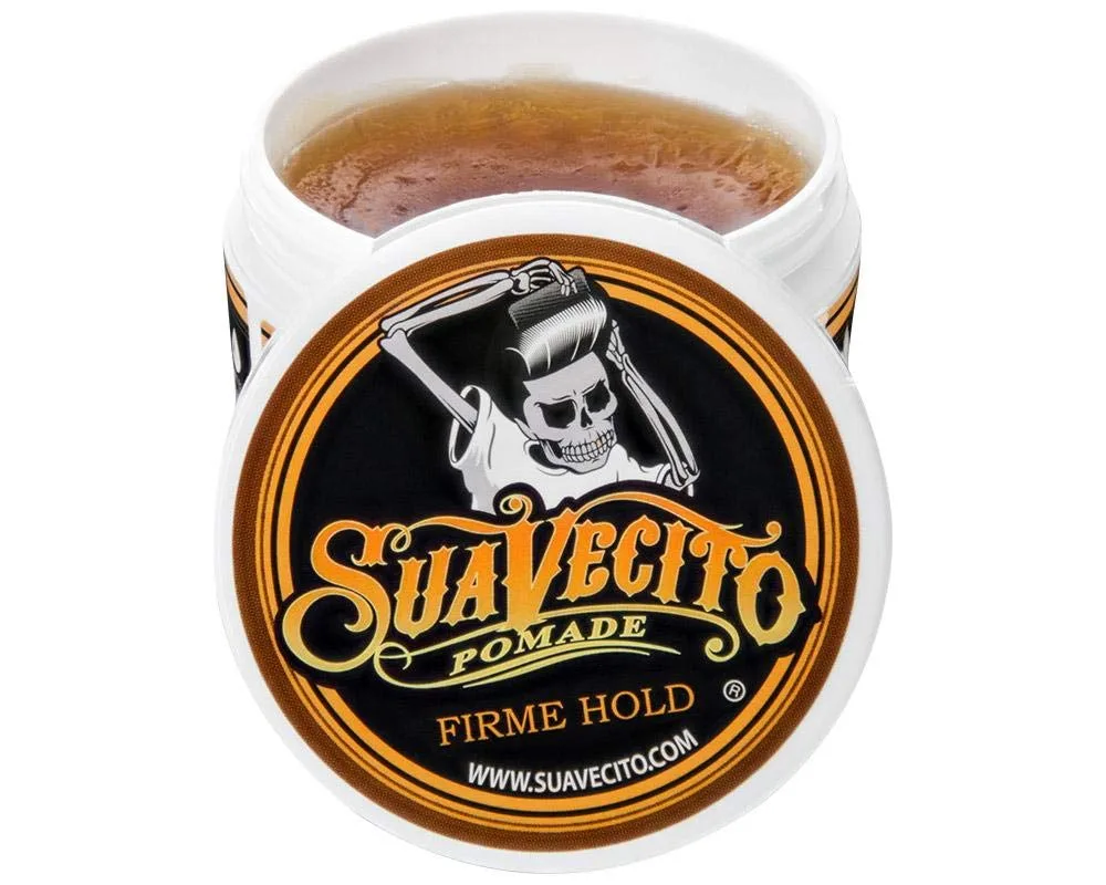 Suavecito Pomade Firme (Strong) Hold 5 унций, 1 шт - сильная фиксация, средний блеск, без хлопьев, легко смывается 141.75 г (1 шт.) — фото 4